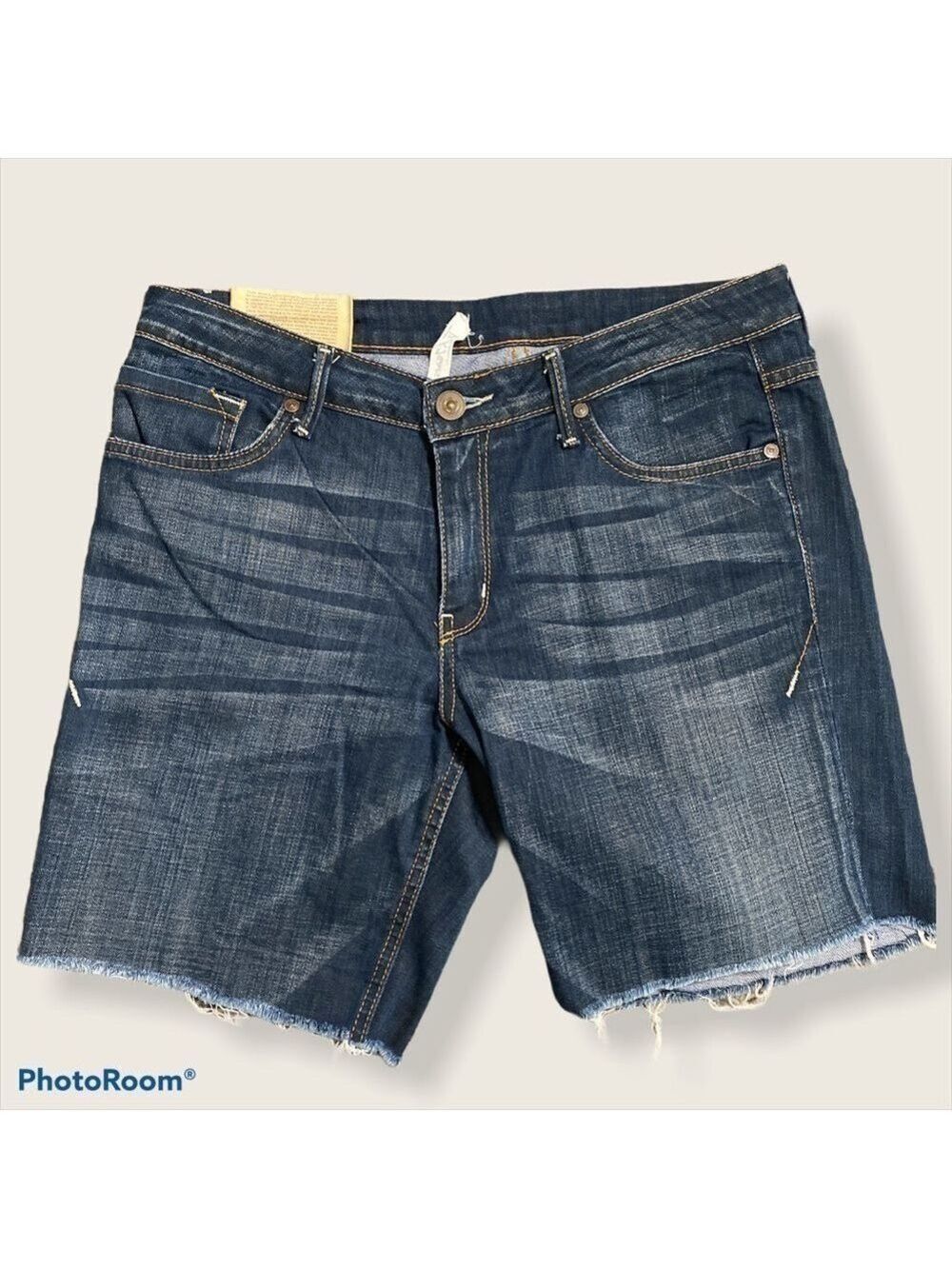 Truck jeans cut off frayed bottom jean shorts